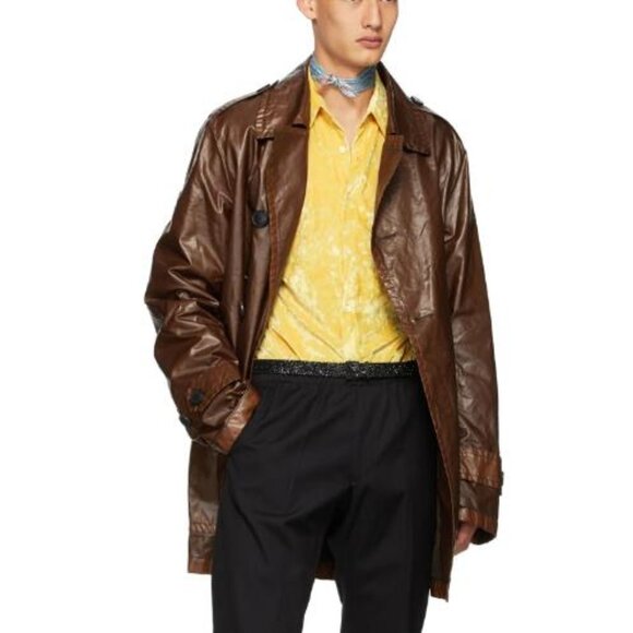 SS20 DRIES VAN NOTEN COATED COTTON COAT 50 - Picture 15 of 15